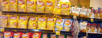 Supermarket Chip Display
